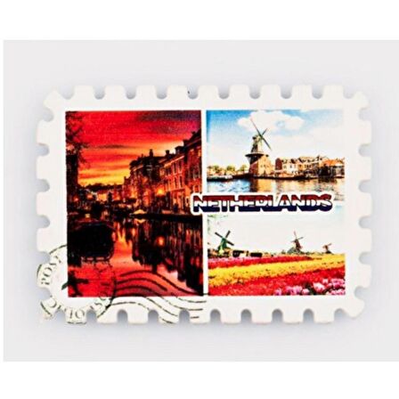 Hollanda Temalı Pul Magnet