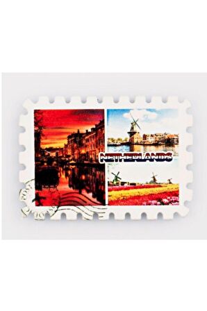 Hollanda Temalı Pul Magnet
