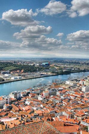 Portekiz Coimbra Mondego Nehri Oval Magnet