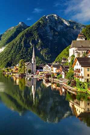 Avusturya Temalı Oval Magnet