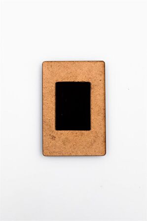 Madagaskar Temalı Deri Magnet Ahşap Tabaka