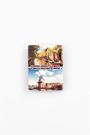 Hollanda Temalı Taş Magnet