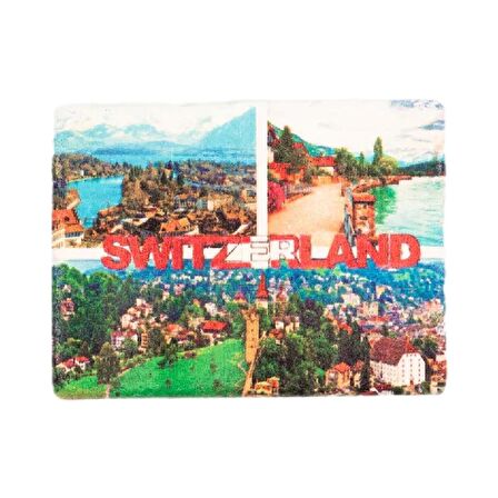 İsviçre Temalı Taş Magnet