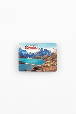 Şili Temalı Taş Magnet