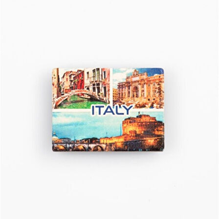 İtalya Temalı Taş Magnet