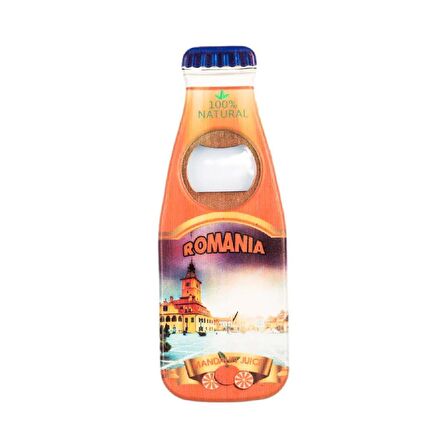 Romanya Temalı Magnet Şişe Açacak