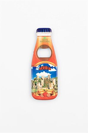 Sırbistan Temalı Magnet Şişe Açacak
