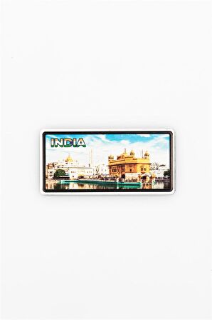 Hindistan Temalı Plaka Magnet