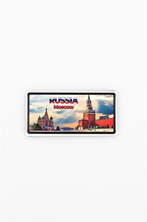 Rusya Moskova Plaka Magnet