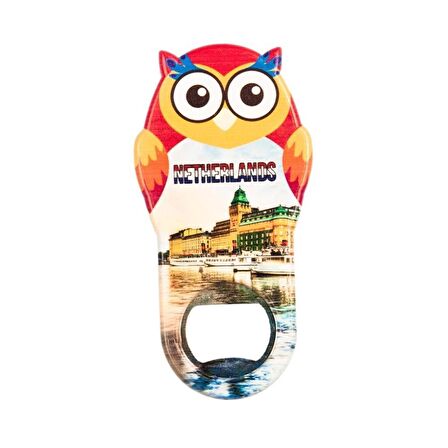 Hollanda Temalı Baykuş Magnet Kapak Açacak