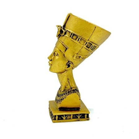 Dekoratif Antik Mısır Nefertiti Polyester Biblo 15cm