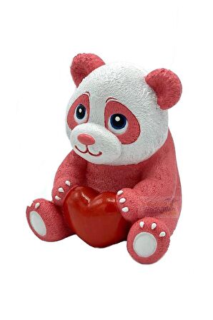 Kalpli 17 cm Panda Heykeli No:2
