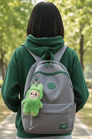 Labubu Karakter Peluş Anahtarlık 3’lü Set  | Sevimli Mini Oyuncak Figür