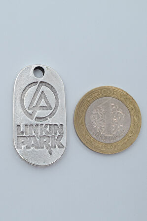 Linkin Park Gümüş Kaplama Kolye Ucu