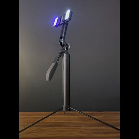 Taşınabilir rgb ışıklı Multi-Function Tripod Stand telefon tutucu tripod selfie stick bluetooth