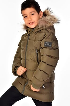 Benittokids Natürel Kürklü Erkek Çocuk Mont 51248