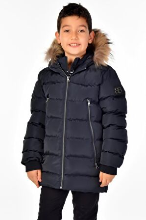 Benittokids Natürel Kürklü Erkek Çocuk Mont 51248