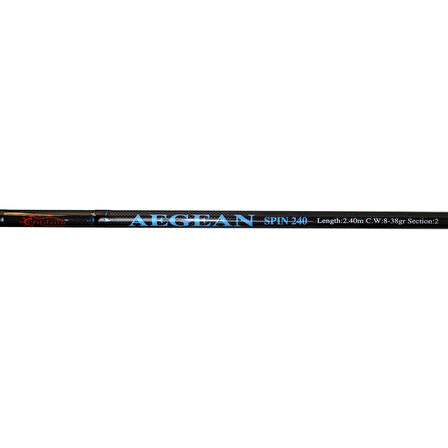 Captain 1356 Aegean 2 Parça Spin Kamış 8-38gr Atar 210 cm