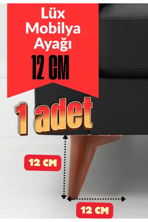 12 cm Mobilya Ayak Seti Ahşap Desenli Kanepe Koltuk TV Ünitesi Yükseltici Ayak Kanepe Ayağı