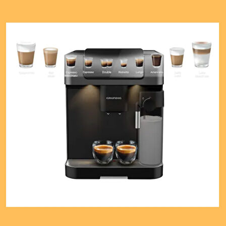 Grundig  Delisia Coffee Tam Otomatik Süt Hazneli Espresso Makinesi