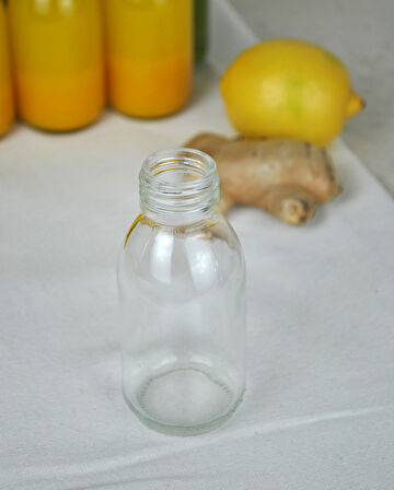 12 Adet Cam Shot Şişesi Sızdırmaz Siyah Plastik Kapaklı Meyve Suyu Şişe Kolonya Koku Süs Çok Amaçlı