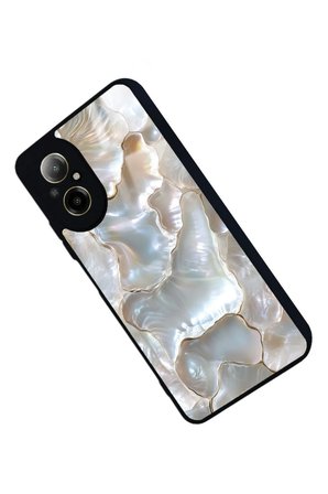 Realme 12 Lite Uyumlu Beyaz Tasarımlı Parlak Silikon Kılıf