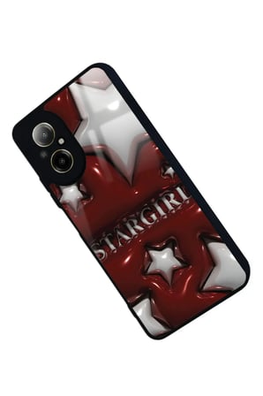 Realme 12 Lite Uyumlu Star Girl Tasarımlı Parlak Silikon Kılıf