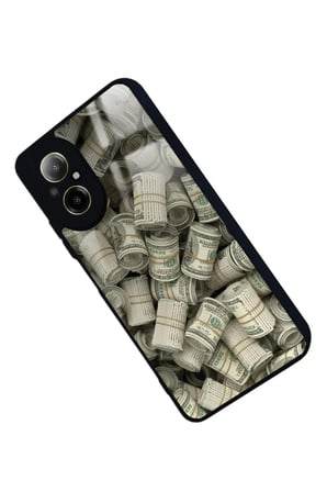 Realme 12 Lite Uyumlu Money Tasarımlı Parlak Silikon Kılıf