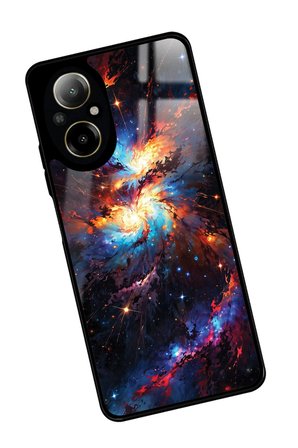Realme 12 Lite Uyumlu Soyut Sanat Tasarımlı Parlak Silikon Kılıf