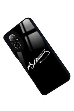 Realme 12 Lite Uyumlu Atatürk Tasarımlı Parlak Silikon Kılıf