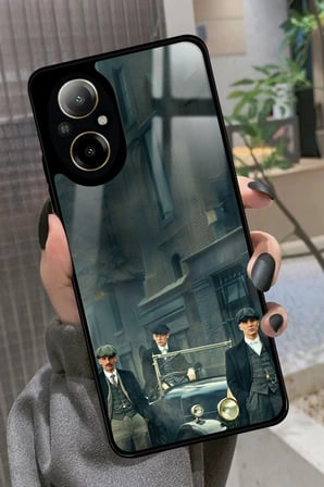 Realme 12 Lite Uyumlu Peaky Blinders Tasarımlı Parlak Silikon Kılıf