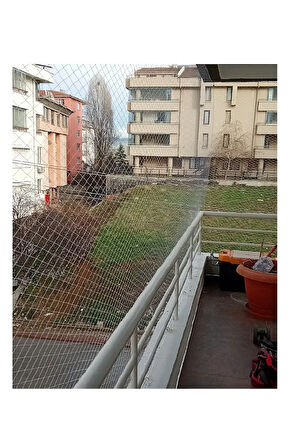 2,50X2 Metre Kedi Filesi Balkon Filesi Sık Dokuma Kalın kuş filesi 2 MİLİM
