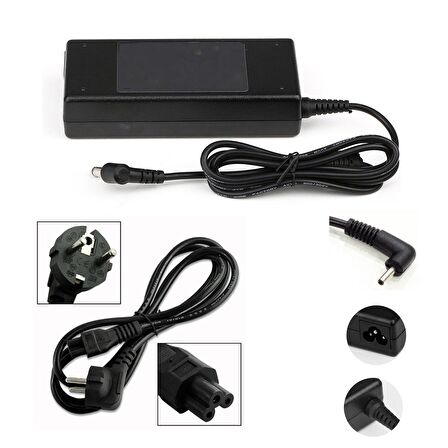 Asus D413D, D413DA, E402B, E402BA, E402BP Uyumlu Adaptör Şarj Aleti 19v 3.42a 65w
