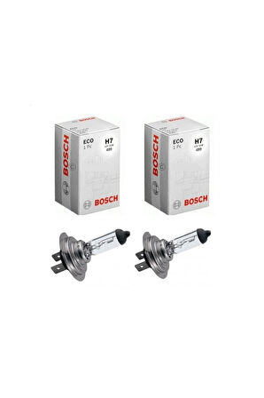 Bosch 2 Adet 12V H7 55W Standart Renk Halogen Ampul