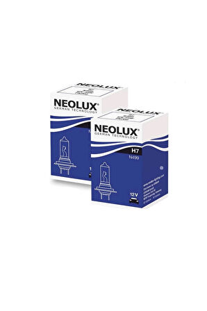 Neolux 2 Adet 12V H7 55W Standart Renk Halogen Ampul