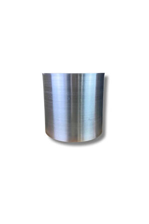 Galvaniz Saksı 12x12 Paslanmaz Metalik Çelik