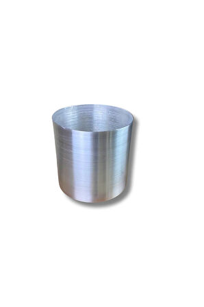 Galvaniz Saksı 12x12 Paslanmaz Metalik Çelik