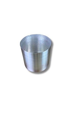 Galvaniz Saksı 12x12 Paslanmaz Metalik Çelik
