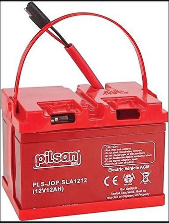 Pilsan Yeni Üretim 12 V 12 Ah Akü Tüm Pilsan Modellerine Uyumlu Çocuk Araba Aküsü