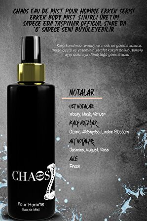 Eda Taşpınar Chaos Body Mist - 200 ML