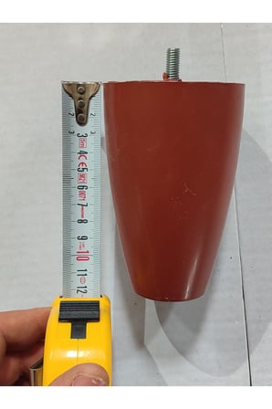 KLC Vidalı Oval Plastik 12 Cm Mobilya Dolap Kanepe Koltuk Baza Yükseltici Ayağı Ayakları