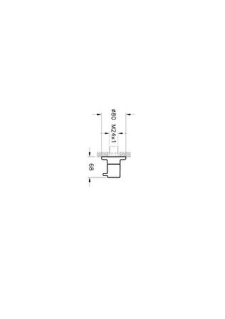 VitrA Origin A4145826 Ankastre Stop Valf, Sıva Üstü, Bakır