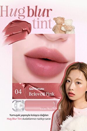 Hafif ve Köpüksü Dokusuyla Pürüzsüz Görünüm Sunan Tint CLIO Hug Blur Tint (004 Beloved Pink)