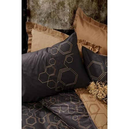Cotton Box Dark Çift Kişilik Nevresim Takımı Dawn Bakır