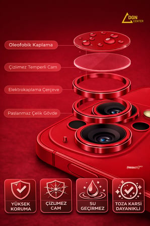  İphone 12 Uyumlu Kamera Lens Koruyucu