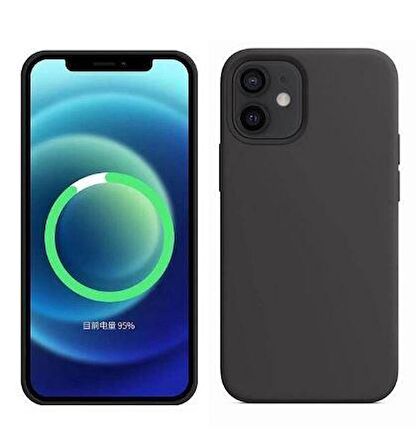 İphone 12 Pro Max Magsafe Silikon Case Telefon Kılıfı