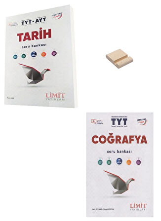 Lİmit TYT Tarih ve Coğrafya Soru Bankası + Telefon Standı