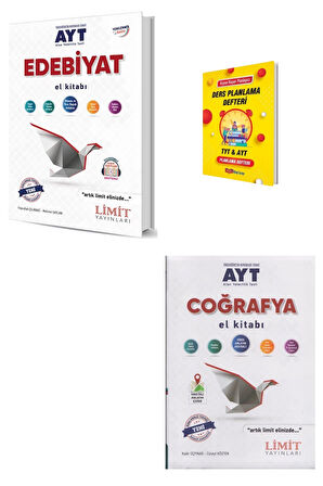 Limit AYT Edebiyat ve Coğrafya El Kitabı + Planlama Defteri