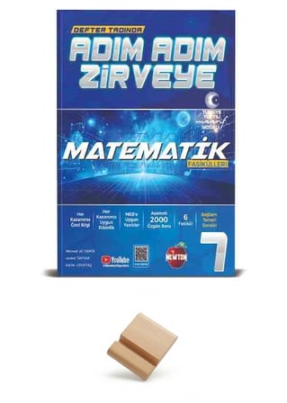 Newton 7. Sınıf Adım Adım Zirveye Matematik Fasikülleri + Telefon Standı