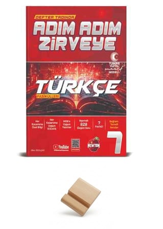 Newton 7. Sınıf Adım Adım Zirveye Türkçe Fasikülleri + Telefon Standı